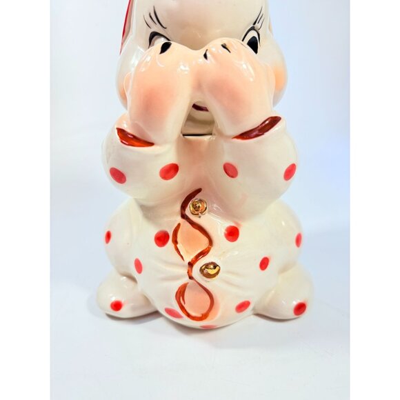 Cookie Jar Canister Regal China Peek-A-Boo Designed by Van Tellingen Baby Bunny - Picture 4 of 16